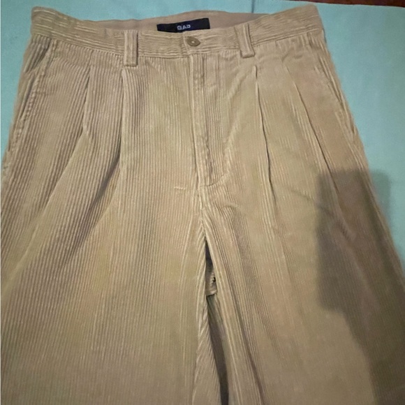 Vintage: Gap Wide Leg Corduroy Pants, Sz 32/34 - Picture 2 of 10